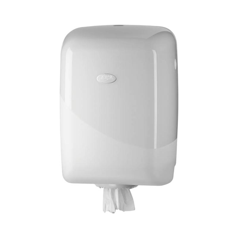 Distributeur pour rouleaux de nettoyage midi Pearl White - dévidage central - blanc - 1 pièce